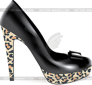 High Heel Shoe   Vector Clip Art