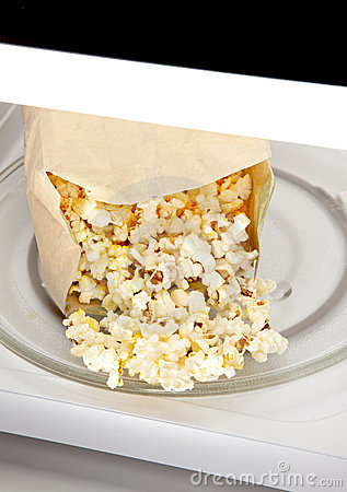Microwave Popcorn Stock Image   Image  15865721