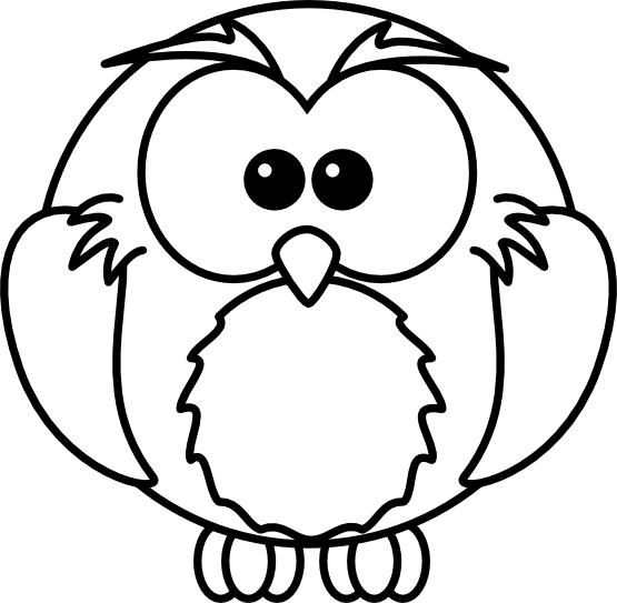 White More Clip Art Illustrations Of Owl Clip Art Black And White View