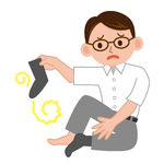 Bad Smell Clipart Men Of Smelly Feet Clipart