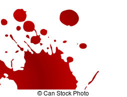 Blood Splat   Editable Vector Blood Splat On White   