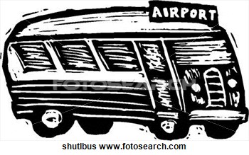 Clip Art   Shuttle Bus  Fotosearch   Search Clipart Illustration