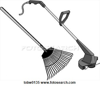Clipart   Rake   Weed Wacker  Fotosearch   Search Clipart    