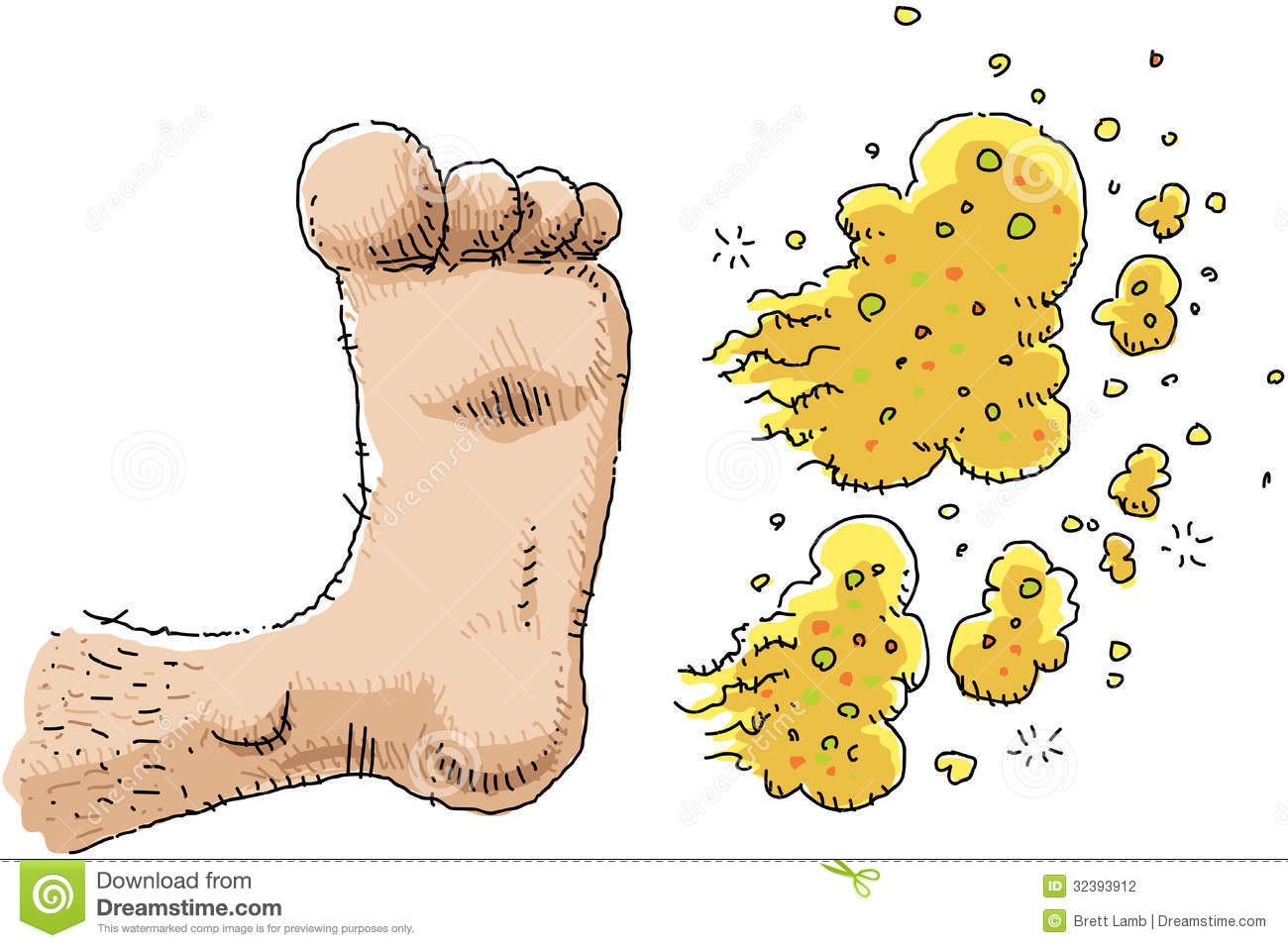Foot Smell Stock Photography   Image  32393912