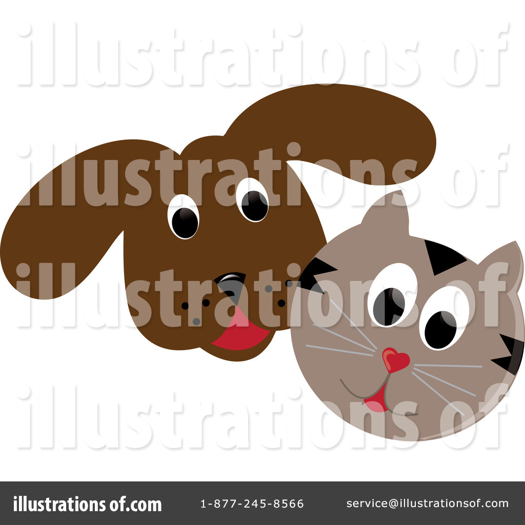 Free Rf Cat And Dog Clipart Illustration 1060669 By Pams Clipart