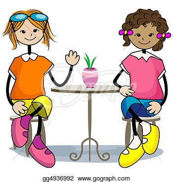 Friends Hanging Out  Clipart Illustrations Gg4936992   Gograph