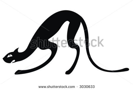 Hissing Cat Clipart Hissing Angry Black Cat