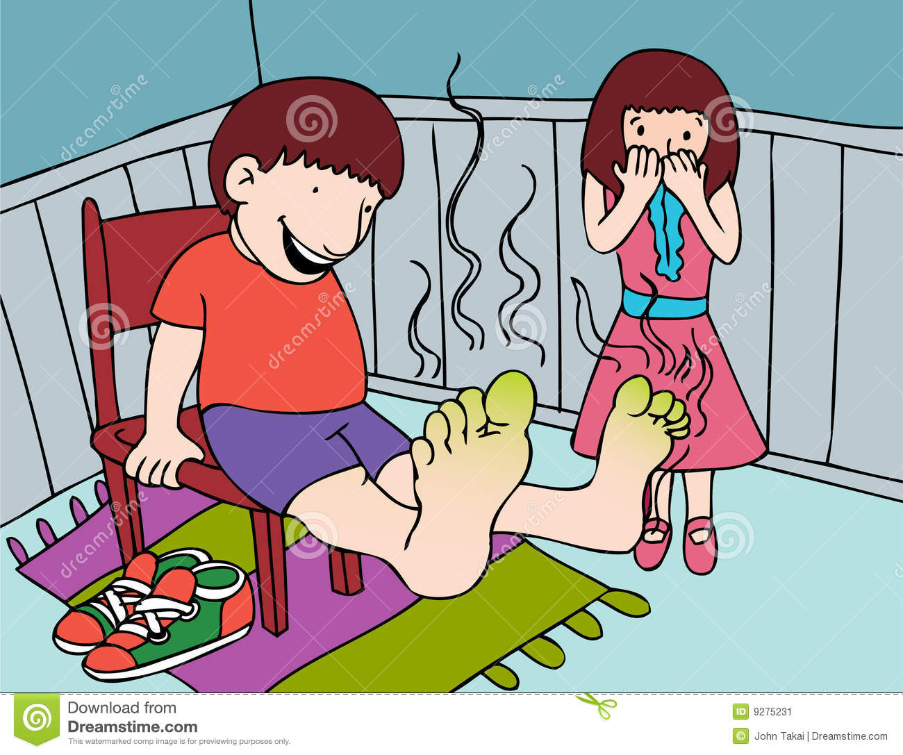 Little Girl Is Disgusted By Her Brother S Smelly Feet