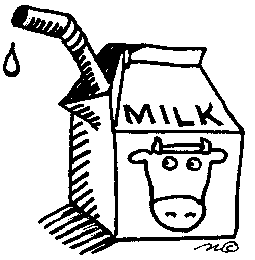 Milk Carton And Straw   Clip Art Gallery