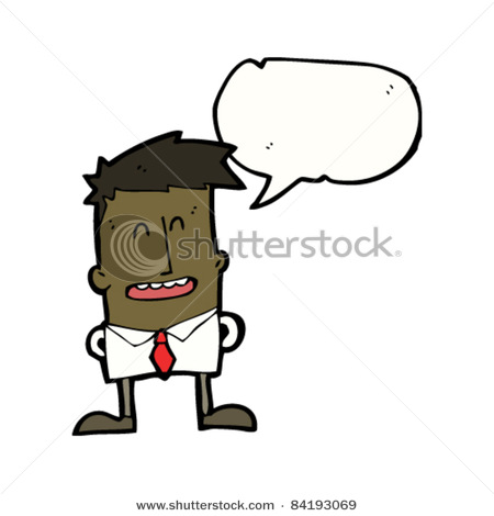 Person With Talking Bubble Clip Art
