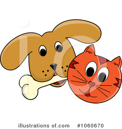 Royalty Free Cat And Dog Clipart Illustration 1060670 Jpg