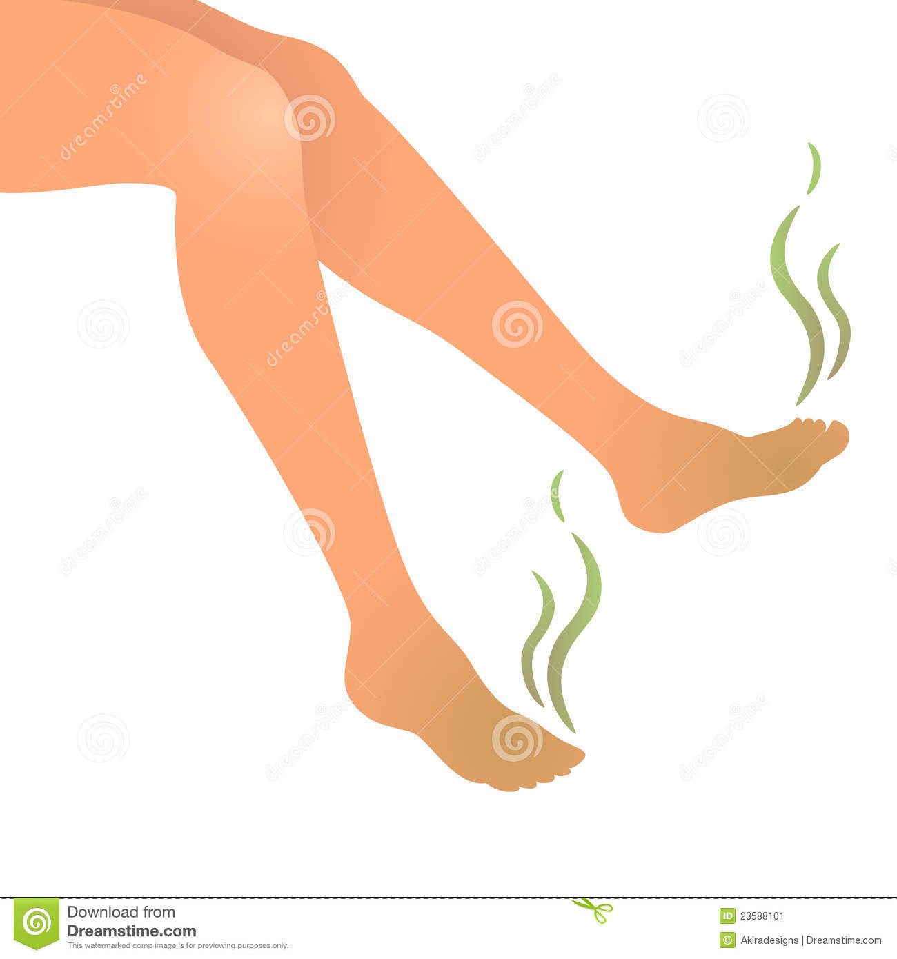 Smelly Stinky Feet Odor Stock Image   Image  23588101