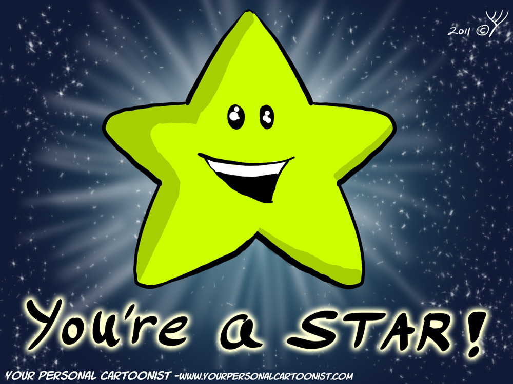 Star A Perfect Greeting For Any Friend You Think Is A Star Himself