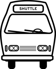 Transportationshuttle Busbuscarvehiclebus Iconpublic