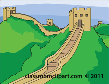 Ancient China   Great Wall Of China Clipart 2012   Classroom Clipart