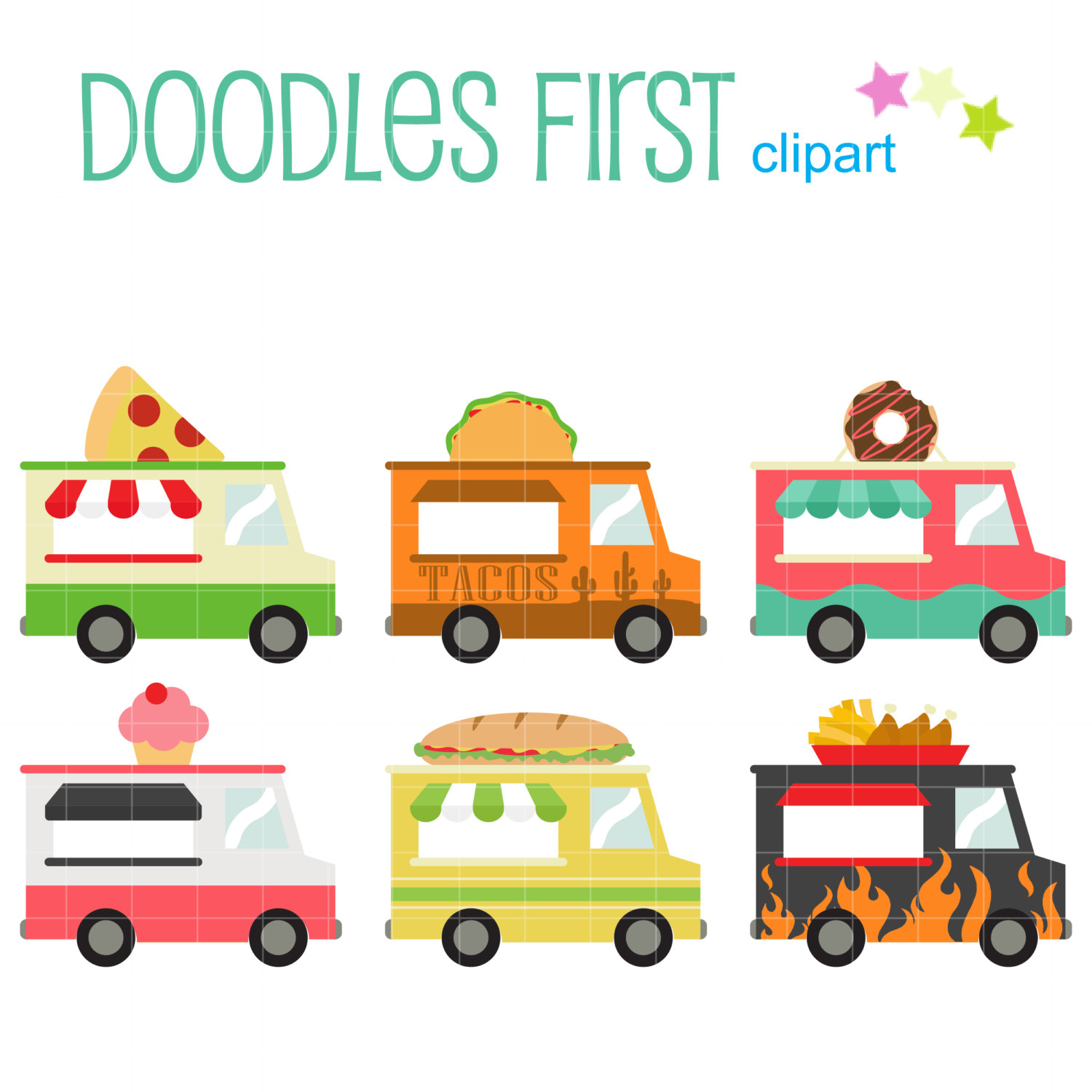Animated Food Truck Clip Art
