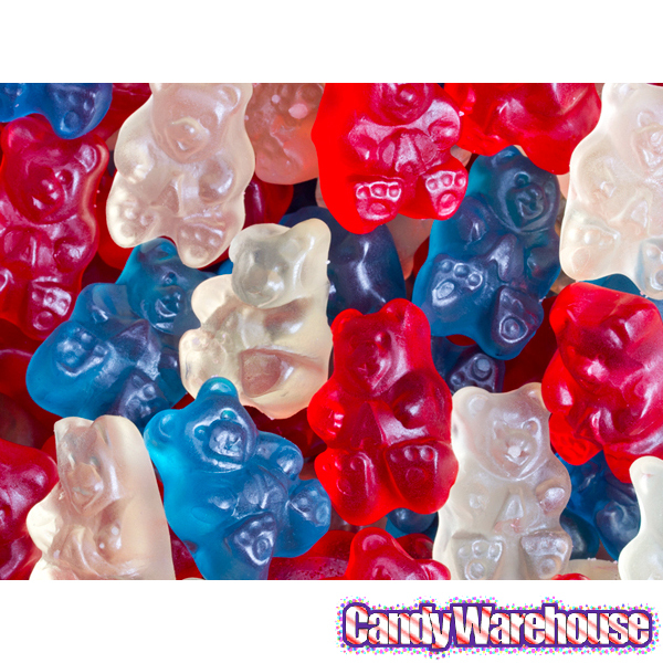 Blue Gummy Bear Candy Blue Gummy Bears  5lb Bag
