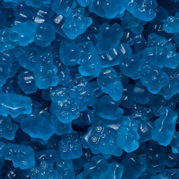 Blue Gummy Bear Candy Blue Raspberry Gummi Bears