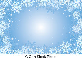 Christmas Card Snowflakes Backgroun Clipart