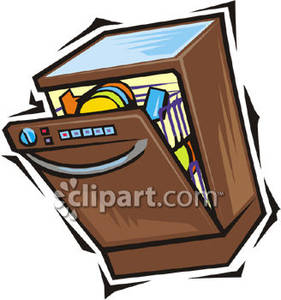 Dishwasher Clipart Full Dishwasher Royalty Free Clipart Picture 081130