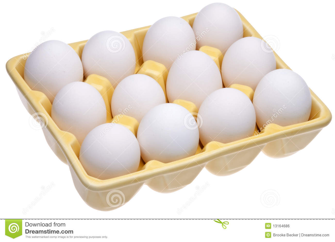 Dozen Eggs In A Fun Open Yellow Carton  Great Food Spring Or Easter
