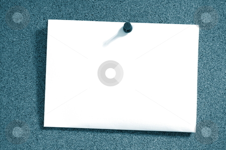 Empty Sheet Paper With Push Pin Stock Photo Blank And Empty Sheet Of    