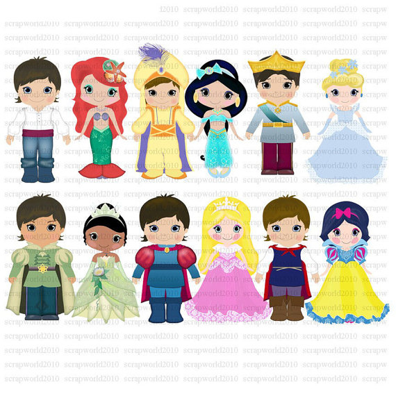 Invitation  Princess   Prince Clip Art Clipart For Commercial Use