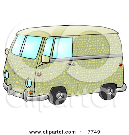 Of A Black And White Coloring Page Outline Of A Floral Hippie Bus Van