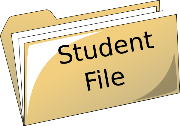 Student Folder Clipart File Folder Clip Art   Vector