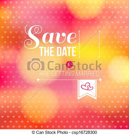 Vector   Save The Date For Personal Holiday    Stock Illustration