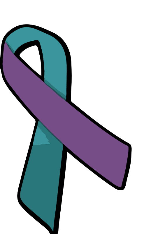Domestic Violence Combined With Teal For Sexual Violence Sexual