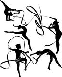 Female Athlete Silhouette Stock Vectors Illustrations   Clipart
