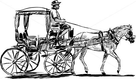 Horse Drawn Carriage Cliparts   Clipartlogo Com