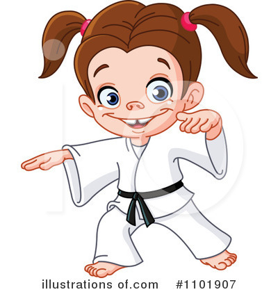 Karate Clipart  1101907 By Yayayoyo   Royalty Free  Rf  Stock    