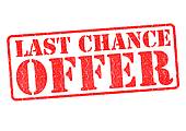 Last Chance Offer   Royalty Free Clip Art