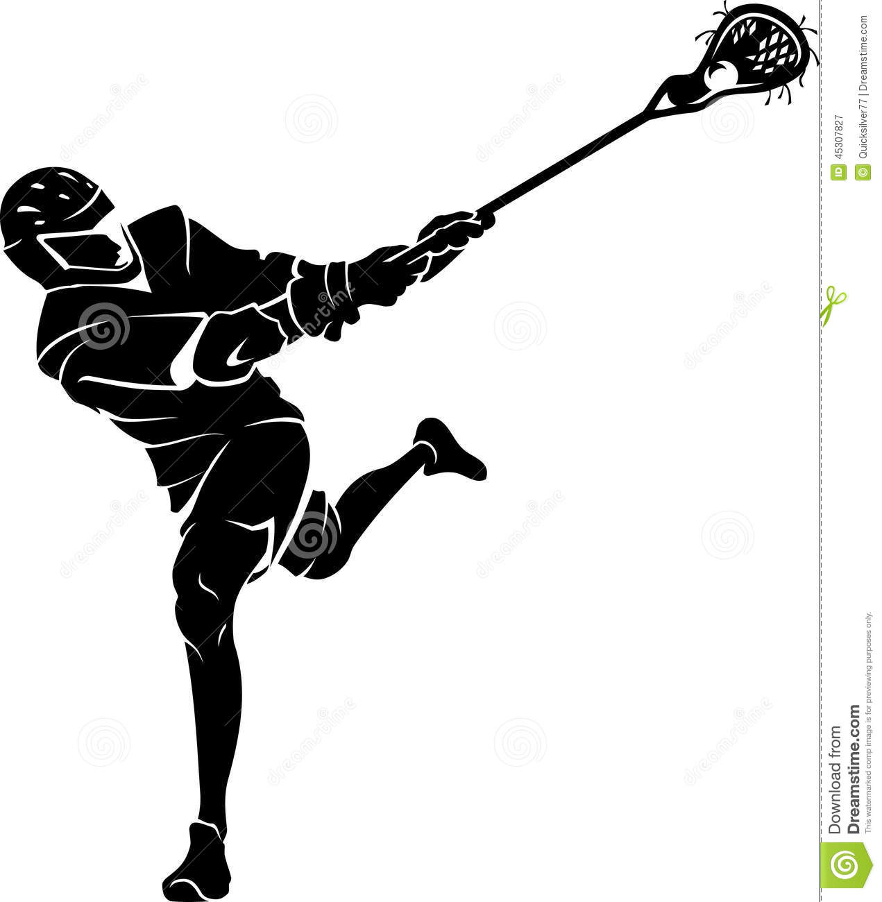 Male Silhouette Of Outdoor Athlete On White Background