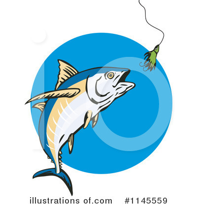 Royalty Free  Rf  Tuna Fish Clipart Illustration By Patrimonio   Stock
