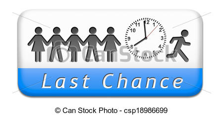 Stock Illustration   Last Chance   Stock Illustration Royalty Free
