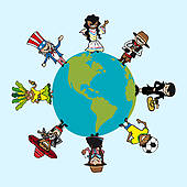 There Is 52 Families Around The World Frees All Used For Free Clipart