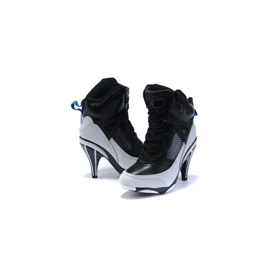 Alti   Autentico Tacchi Alti Nike Air Jordan 3 5 Donna Bianco   Nero