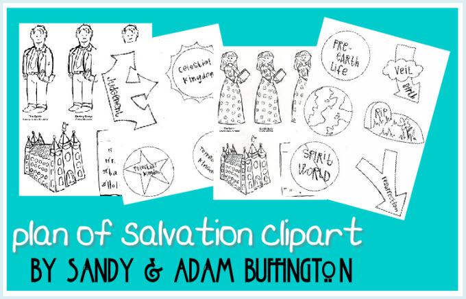 Black And White  Plan Of Salvation Clipart