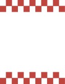 Checkerboard Squares Header Footer