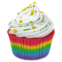 Cupcake Rainbow Icon