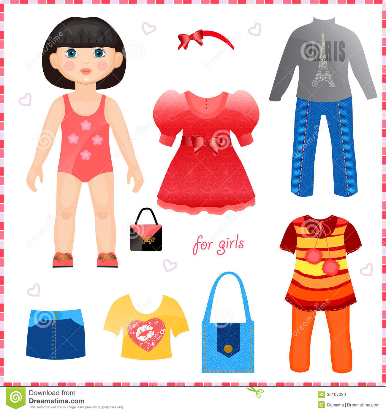 Doll Dress Up Clothes Clipart   Cliparthut   Free Clipart