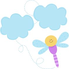 Dragonfly Clip Art   Flying Purple Dragonfly Clip Art Image   Adorable