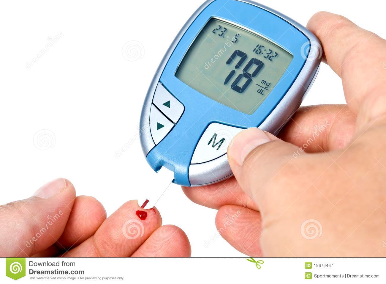 Measuring Blood Sugar With A Blood Glucose Meter