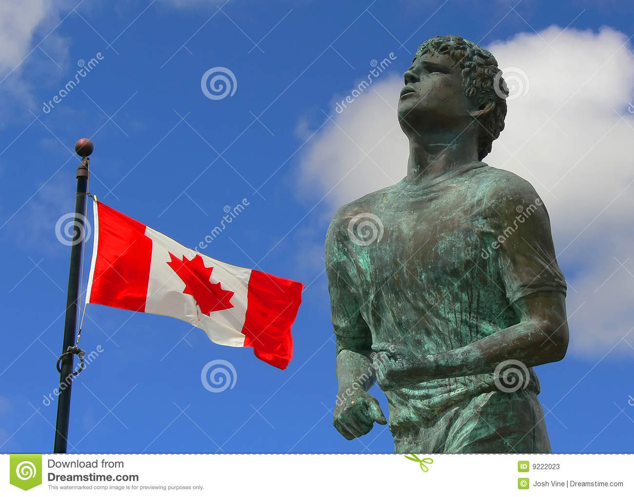 Memorial And Canadian Flag   Thunder Bay Stock Photos   Image  9222023