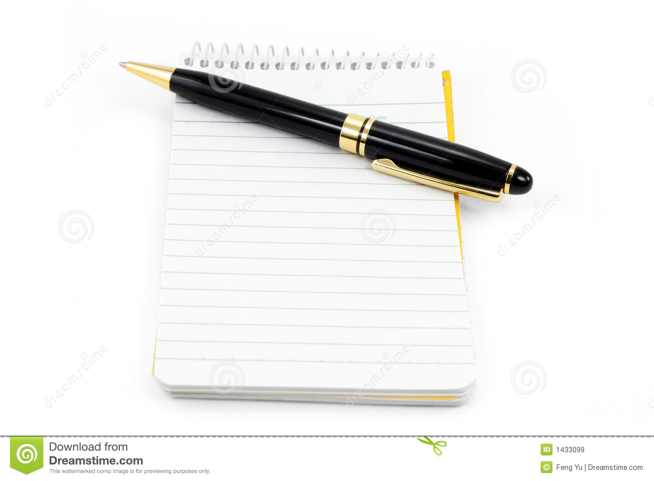 Notepad And Pen Royalty Free Stock Images   Image  1433099