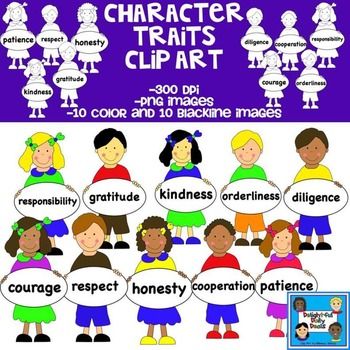     Of The Year Character Traits Clip Art  Character Traits Cli