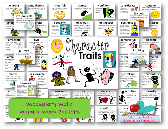Personality Traits Clipart Tpt Back To School And A